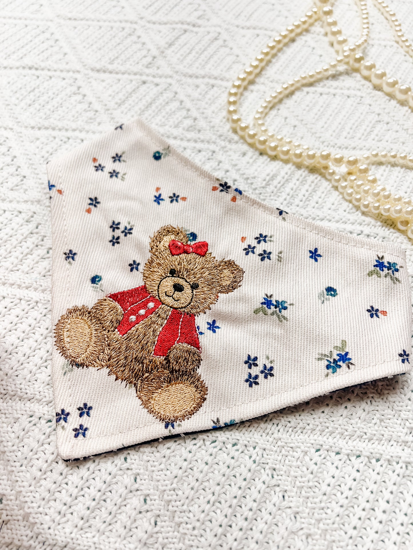 Teddy Jacket on Flowers