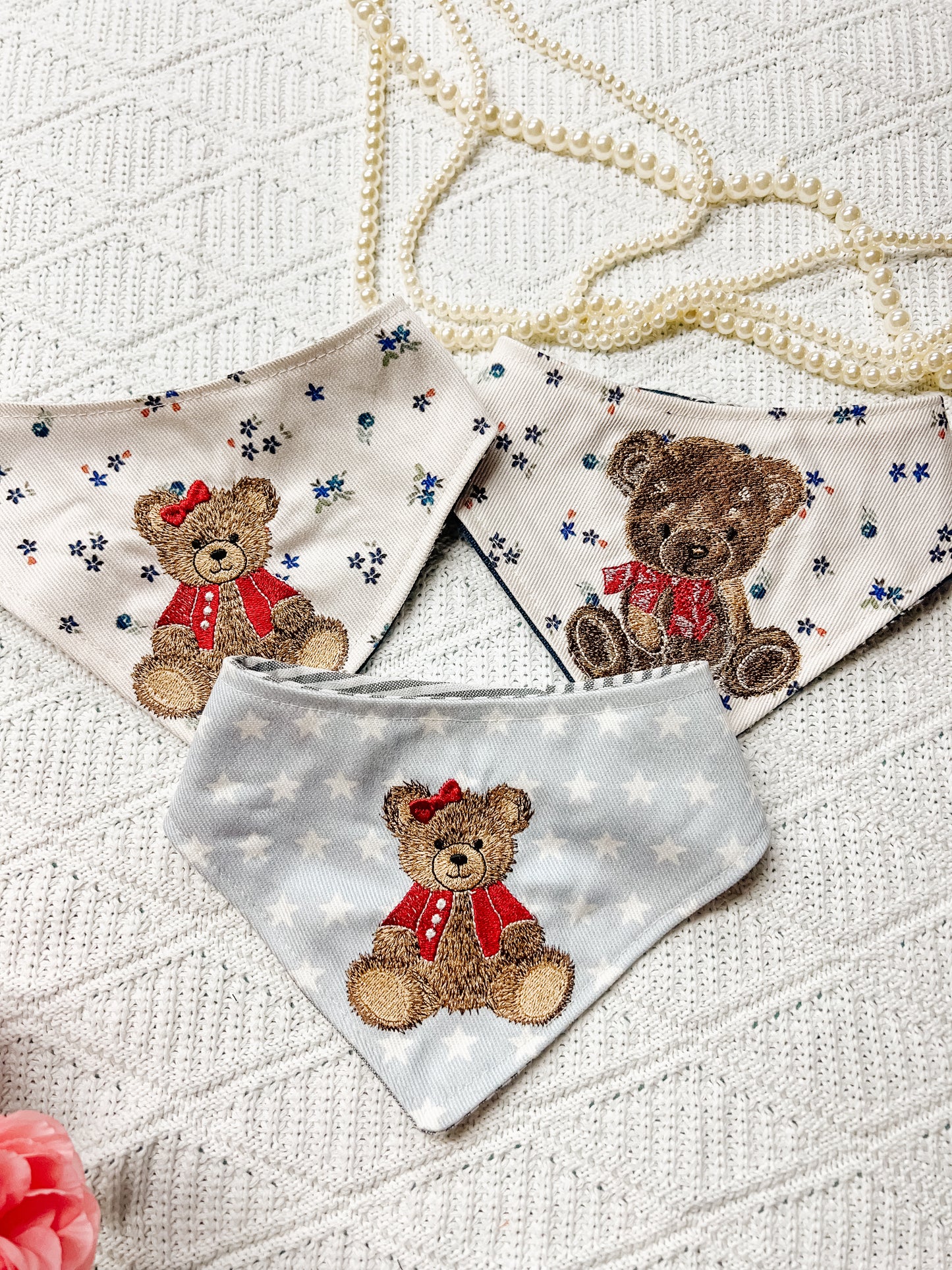 Teddy Jacket on Flowers