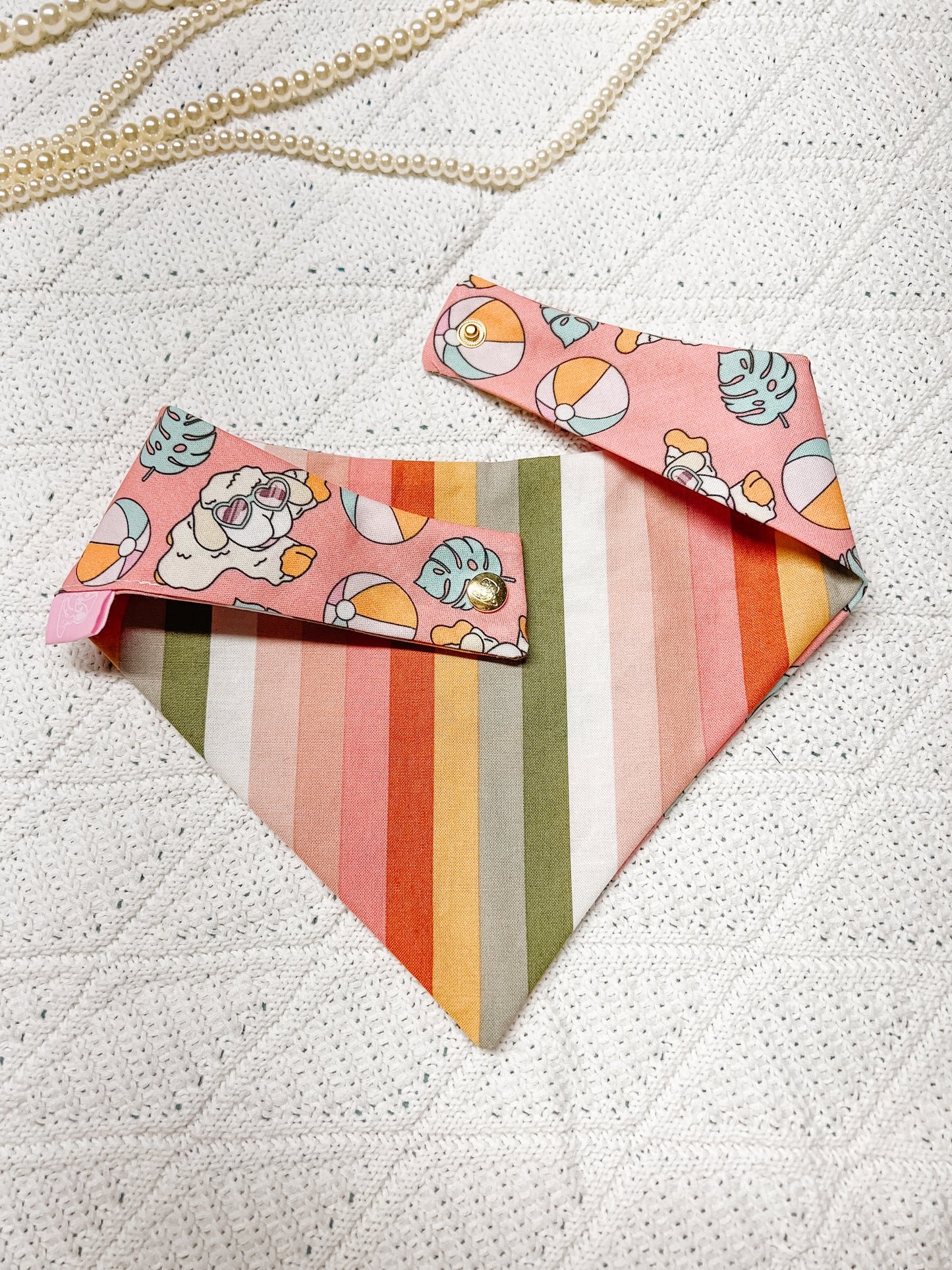 Beach Lamb on Pink
