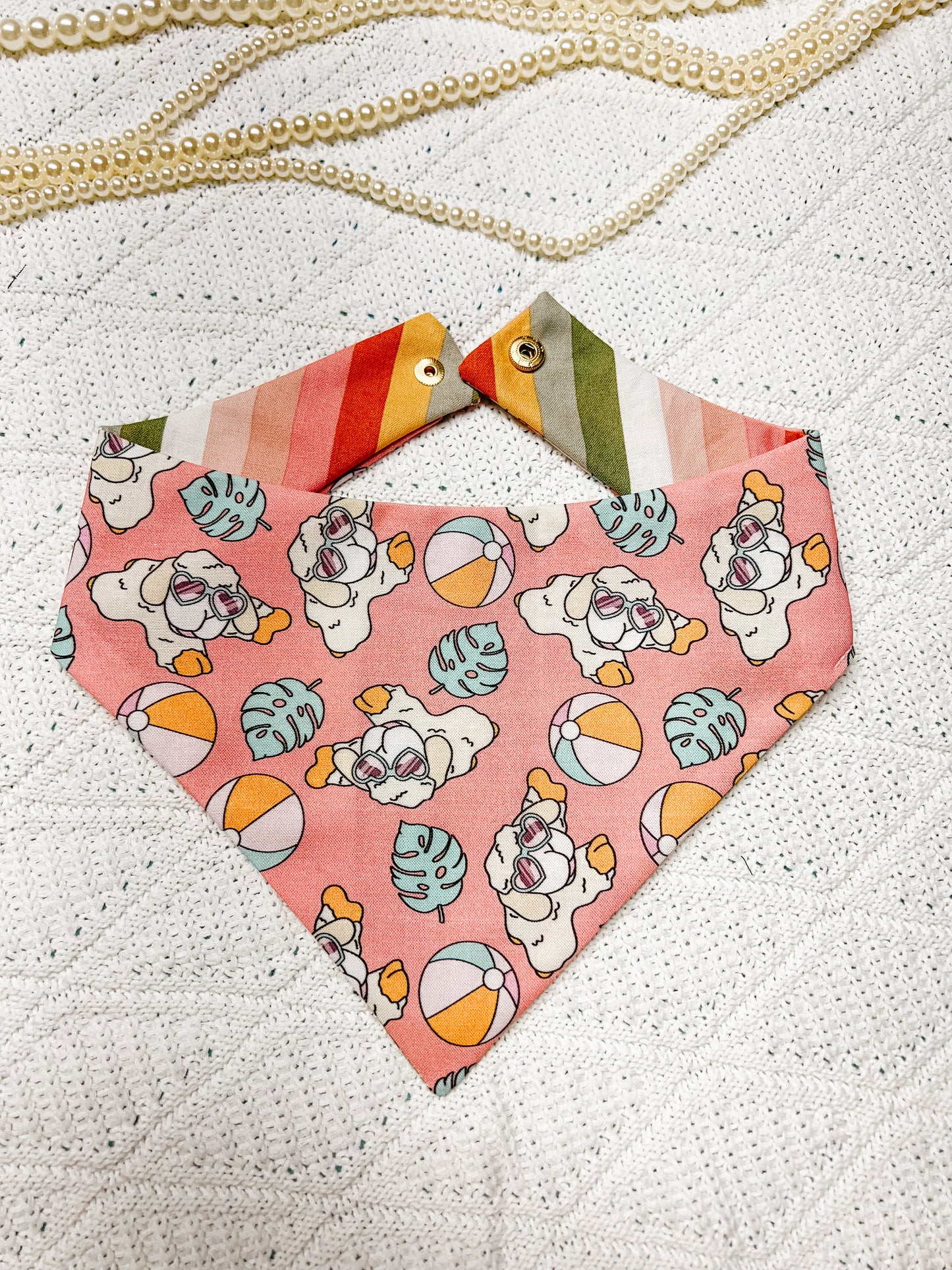 Beach Lamb on Pink