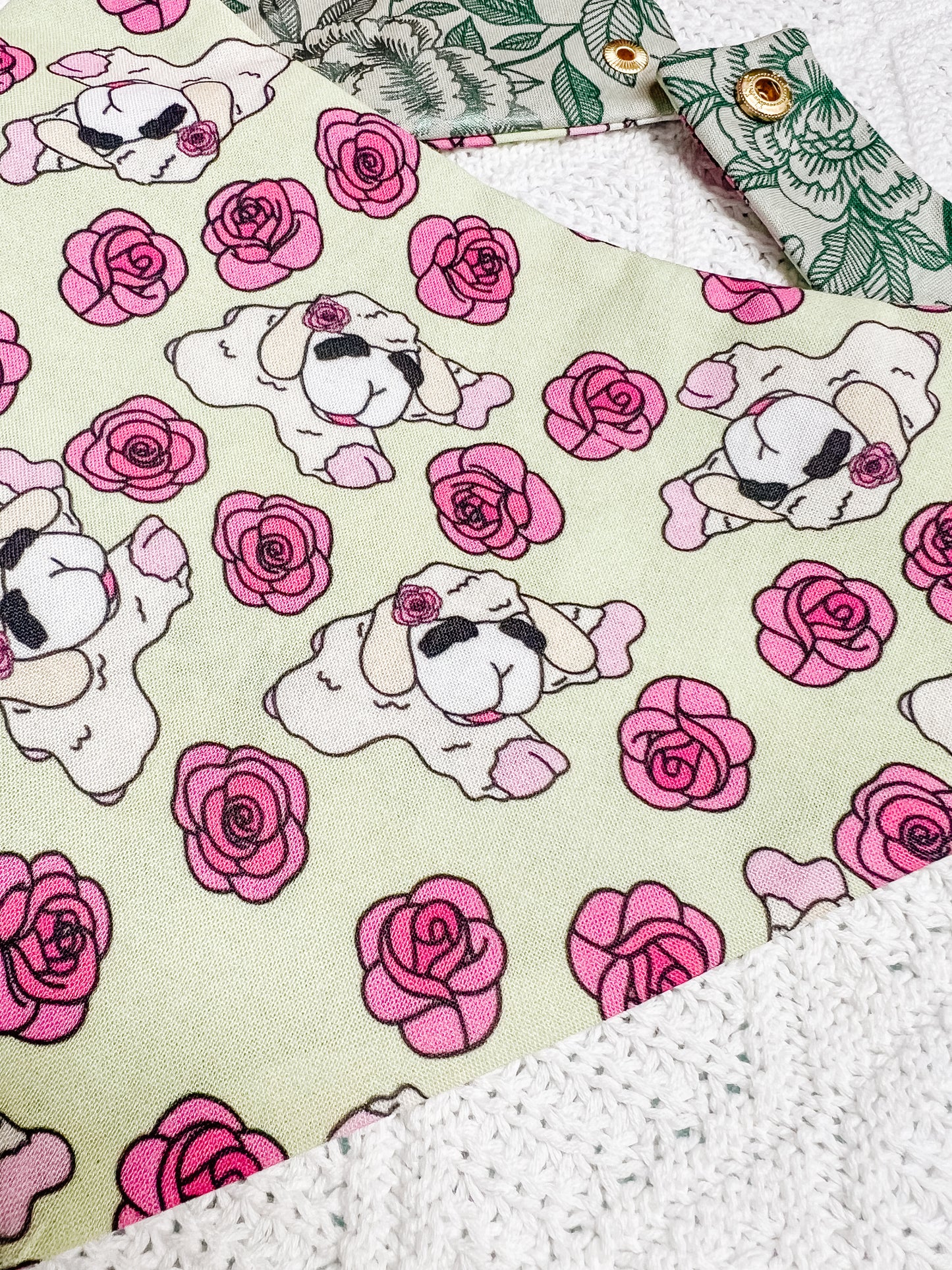 Rose Lamb on green
