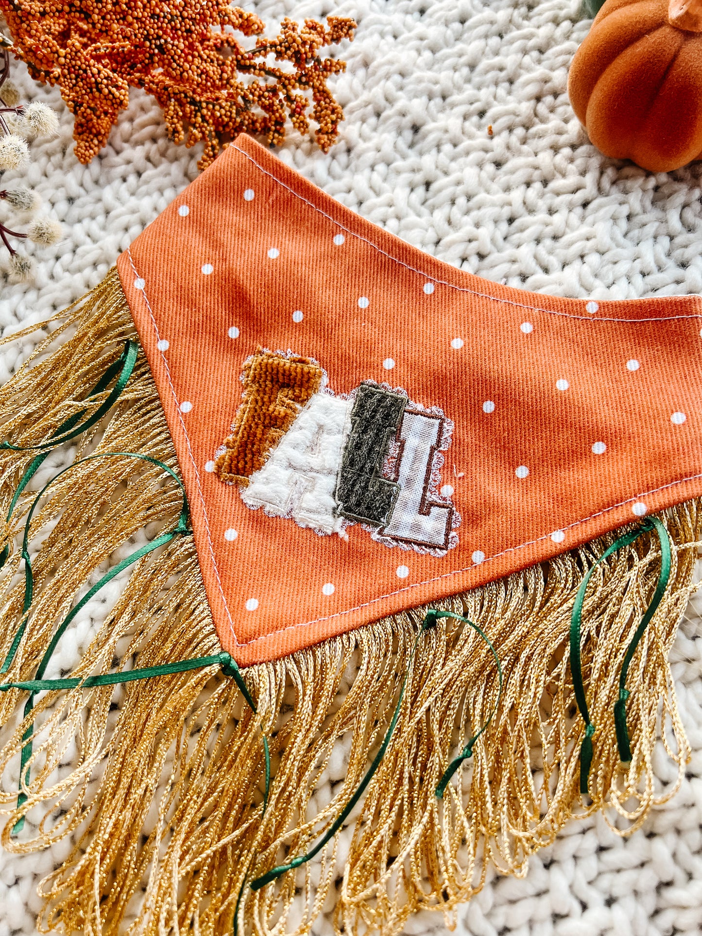 Fall with Fringe Bandana