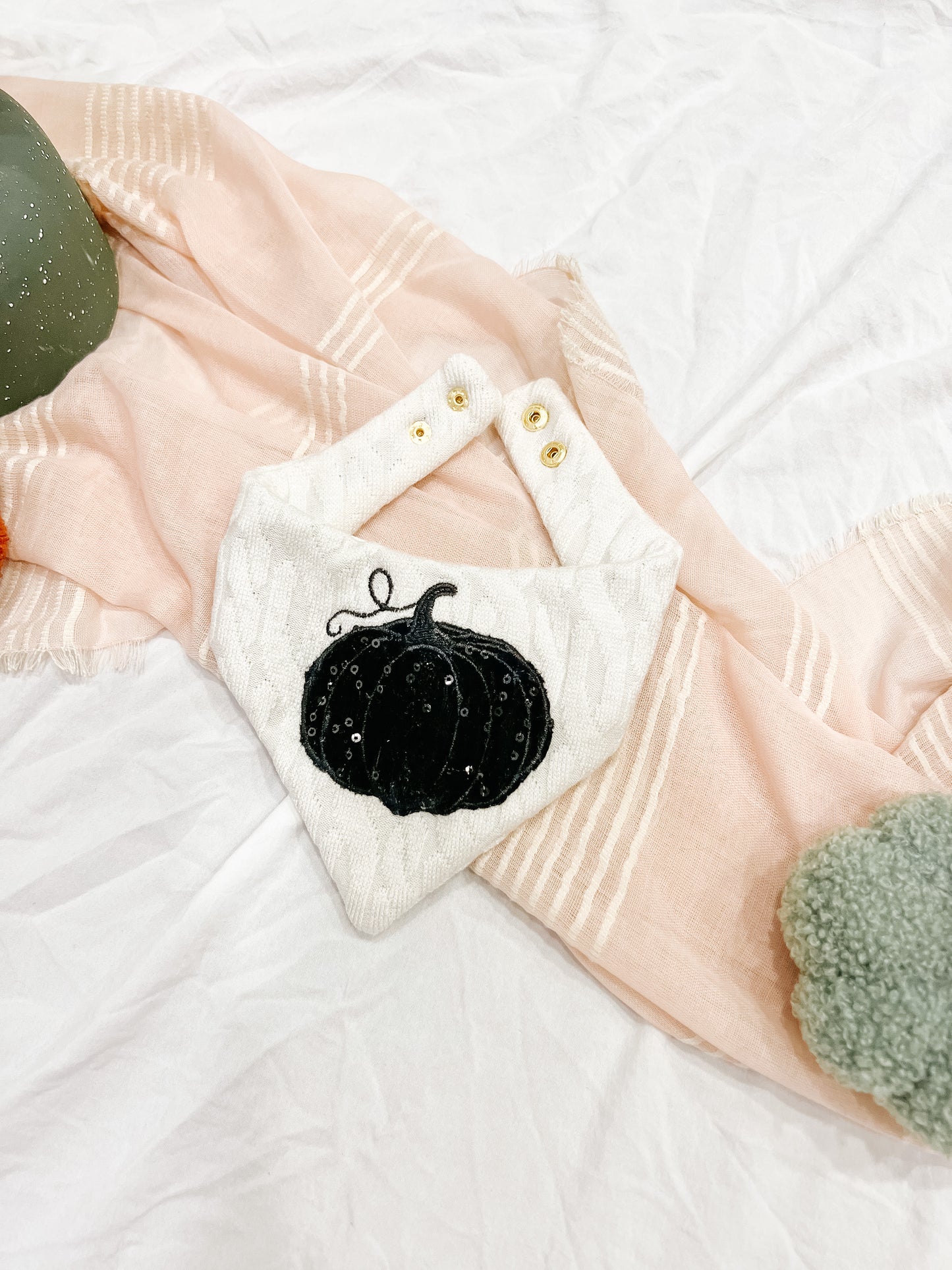 Knit and Velvet Pumpkin