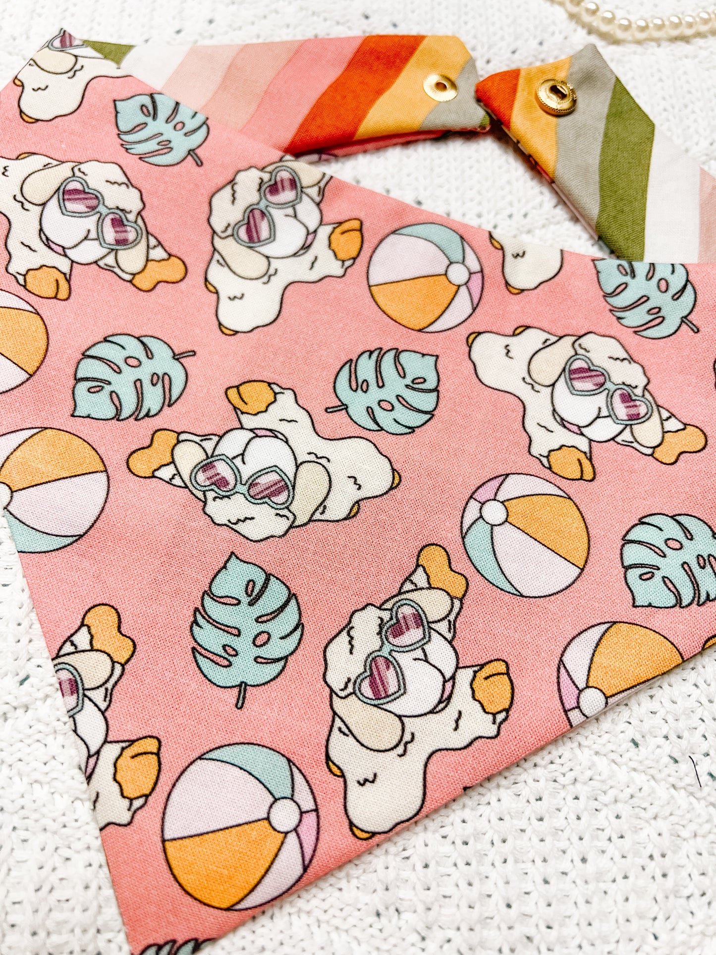 Beach Lamb on Pink