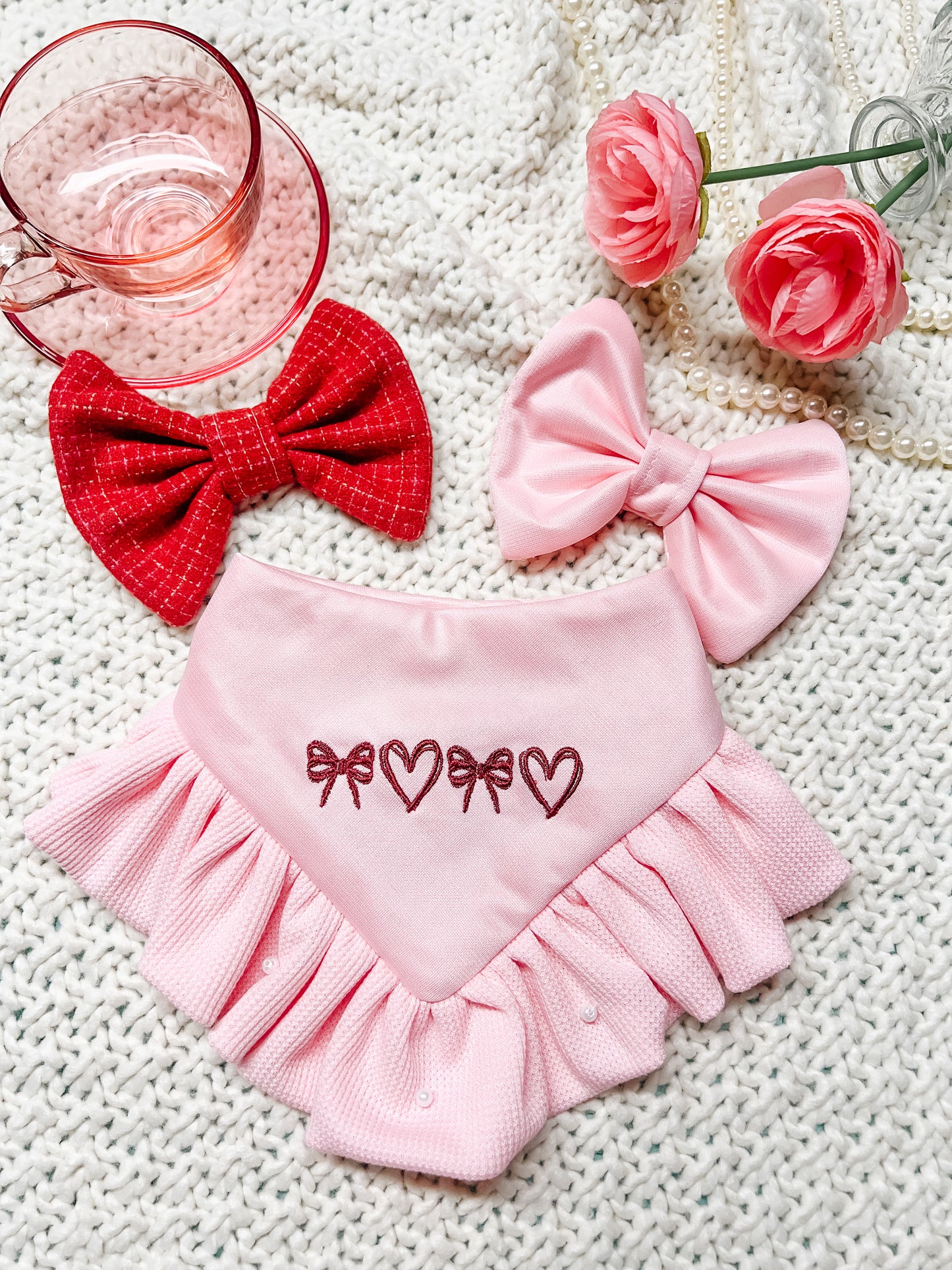 XOXO Pink with Ruffle