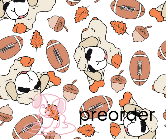 White Football Lamb