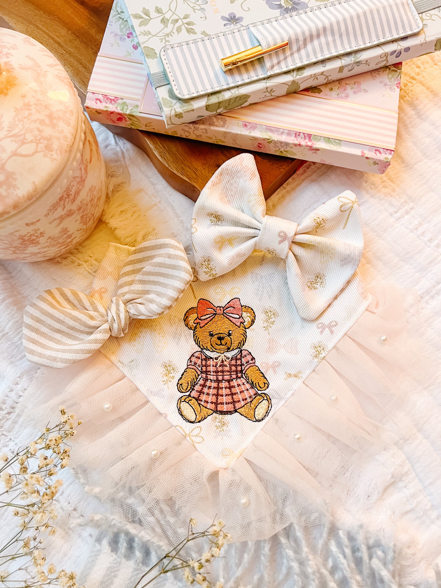 Bear and Bows Bandana