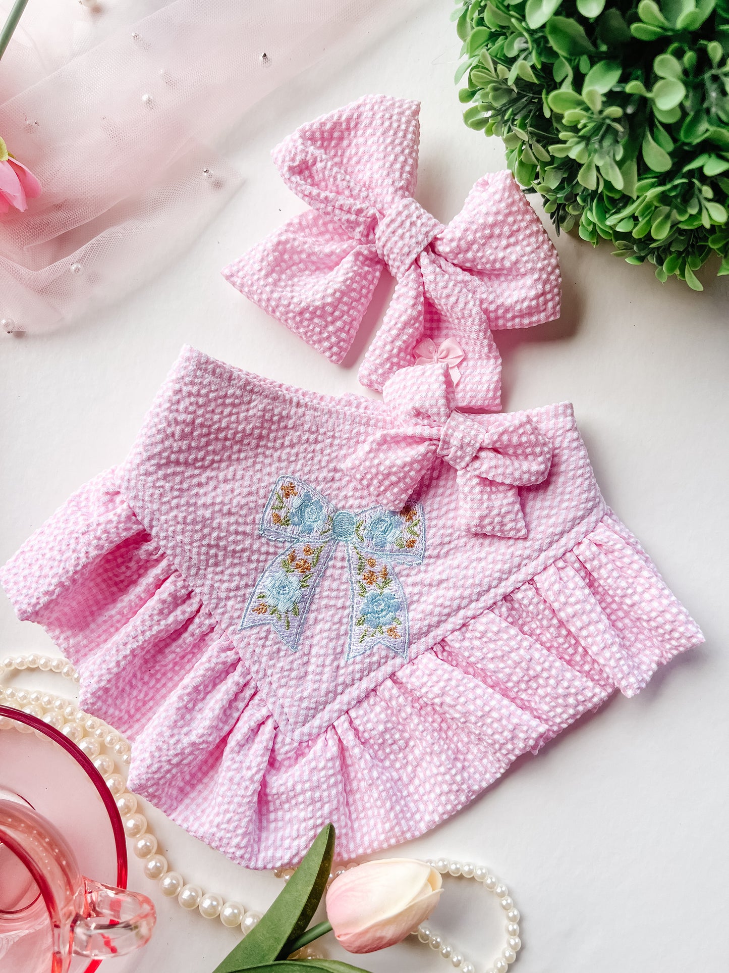 Love and Bows with Ruffle