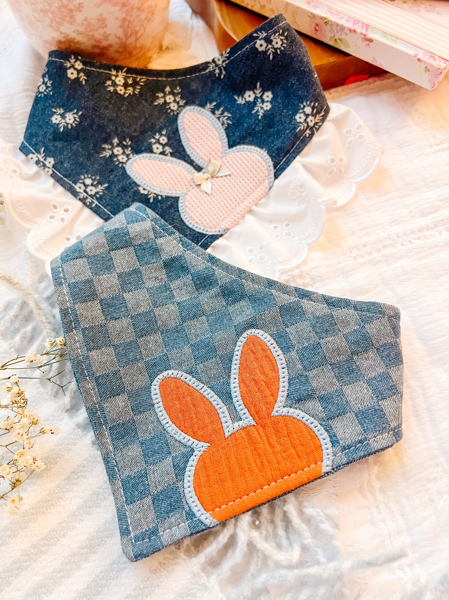Orange Bunny Bandana
