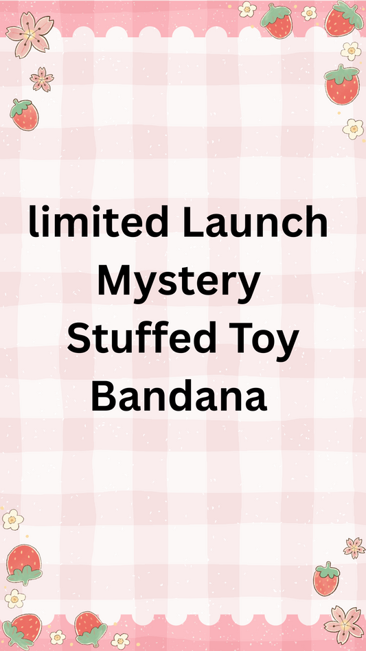 Mystery Stuffed Doll Bandana