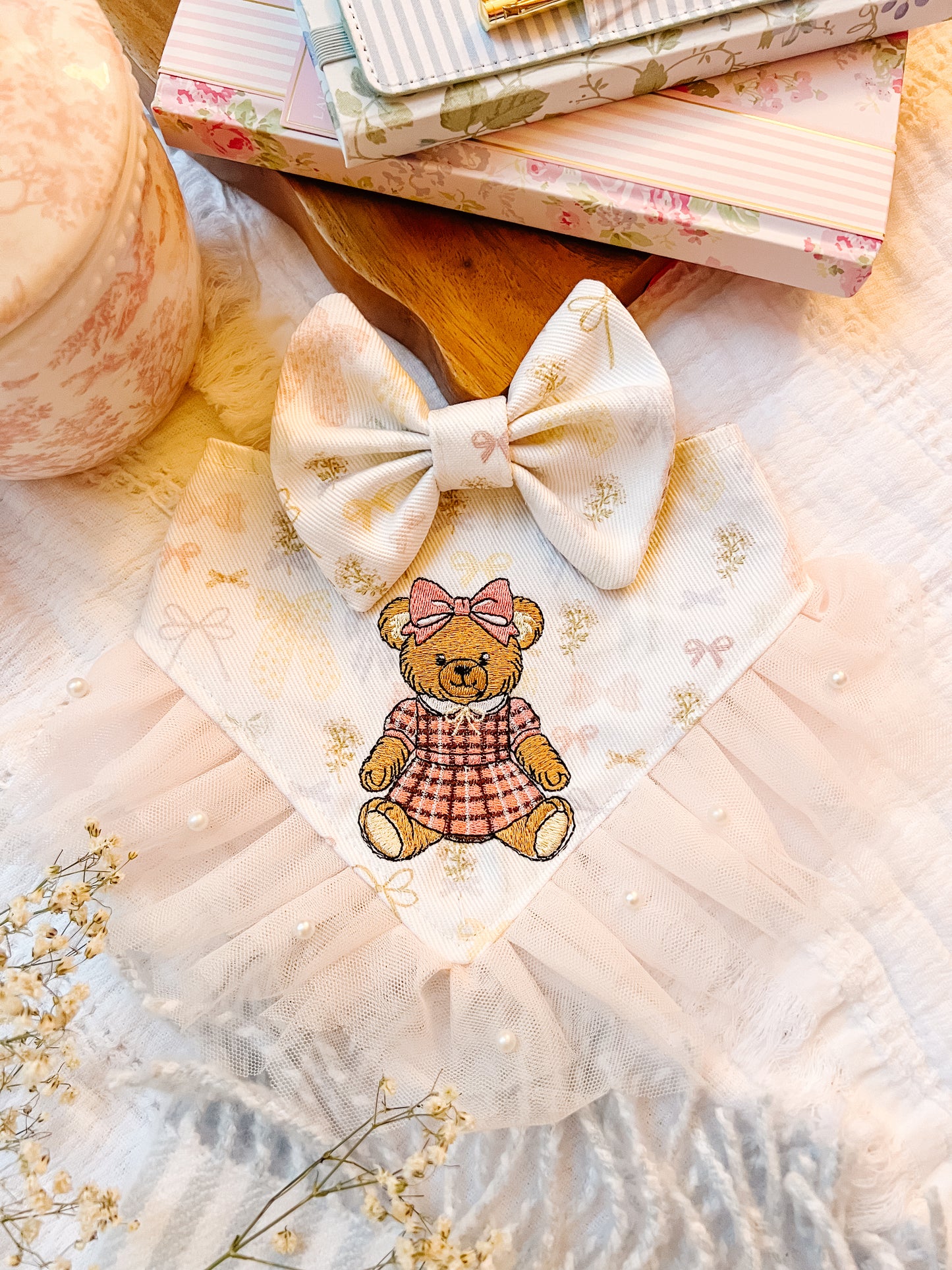 Bear and Bows Bandana