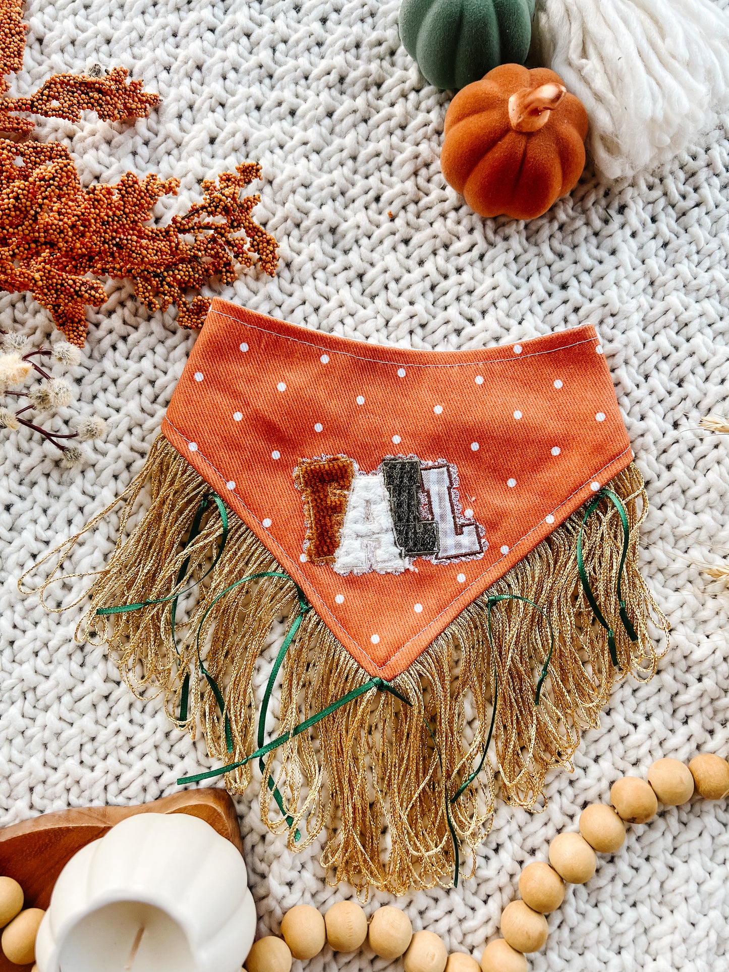 Fall with Fringe Bandana