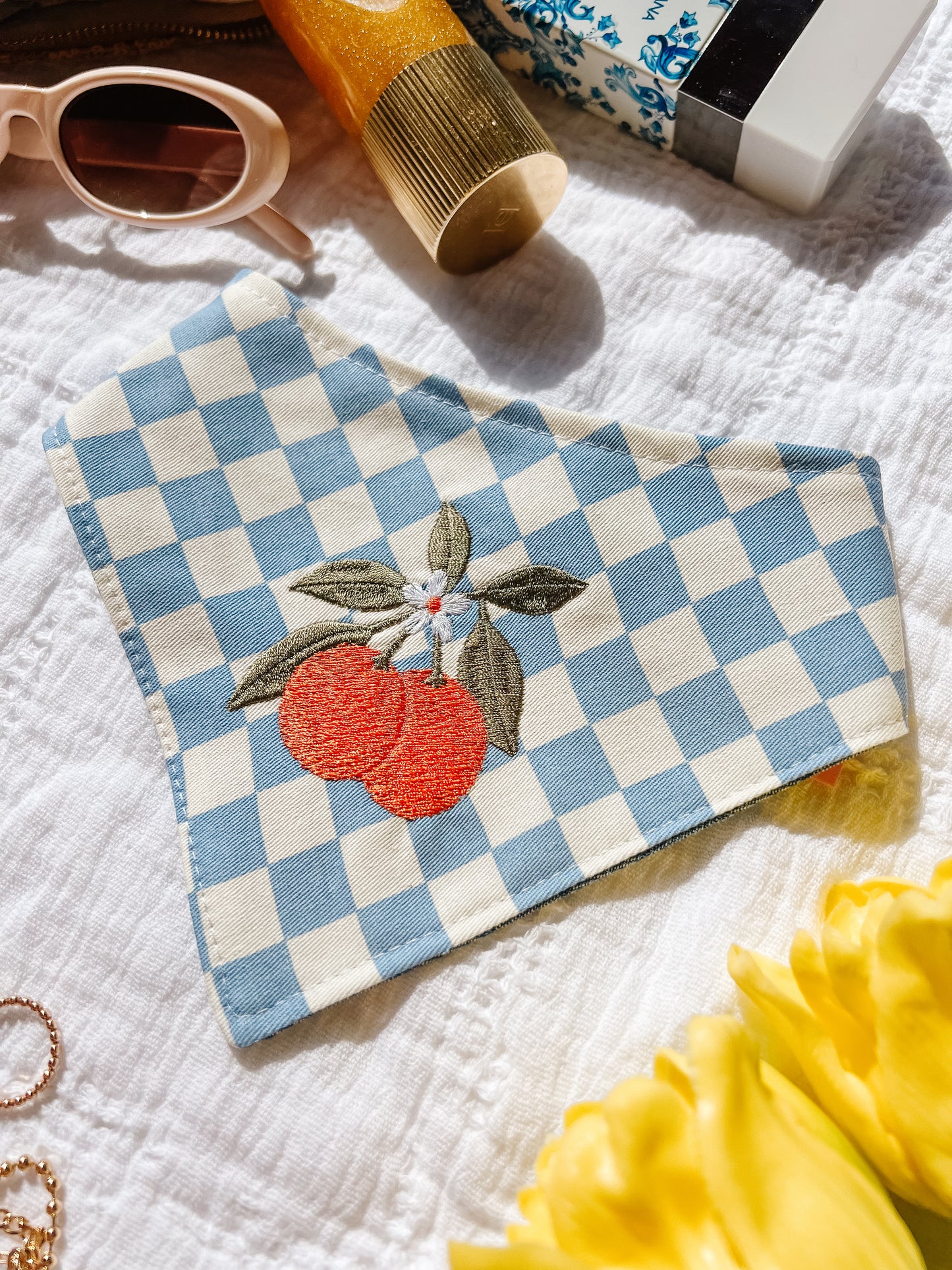 Orange Bloom Bandana