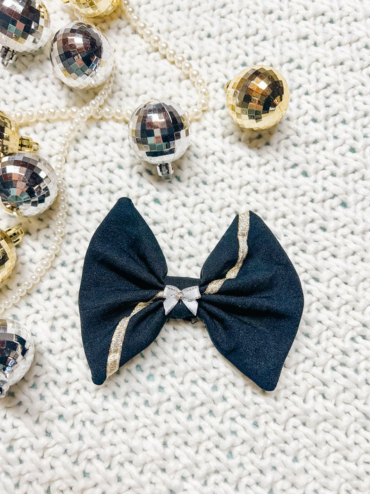 NYE Black Hairbow