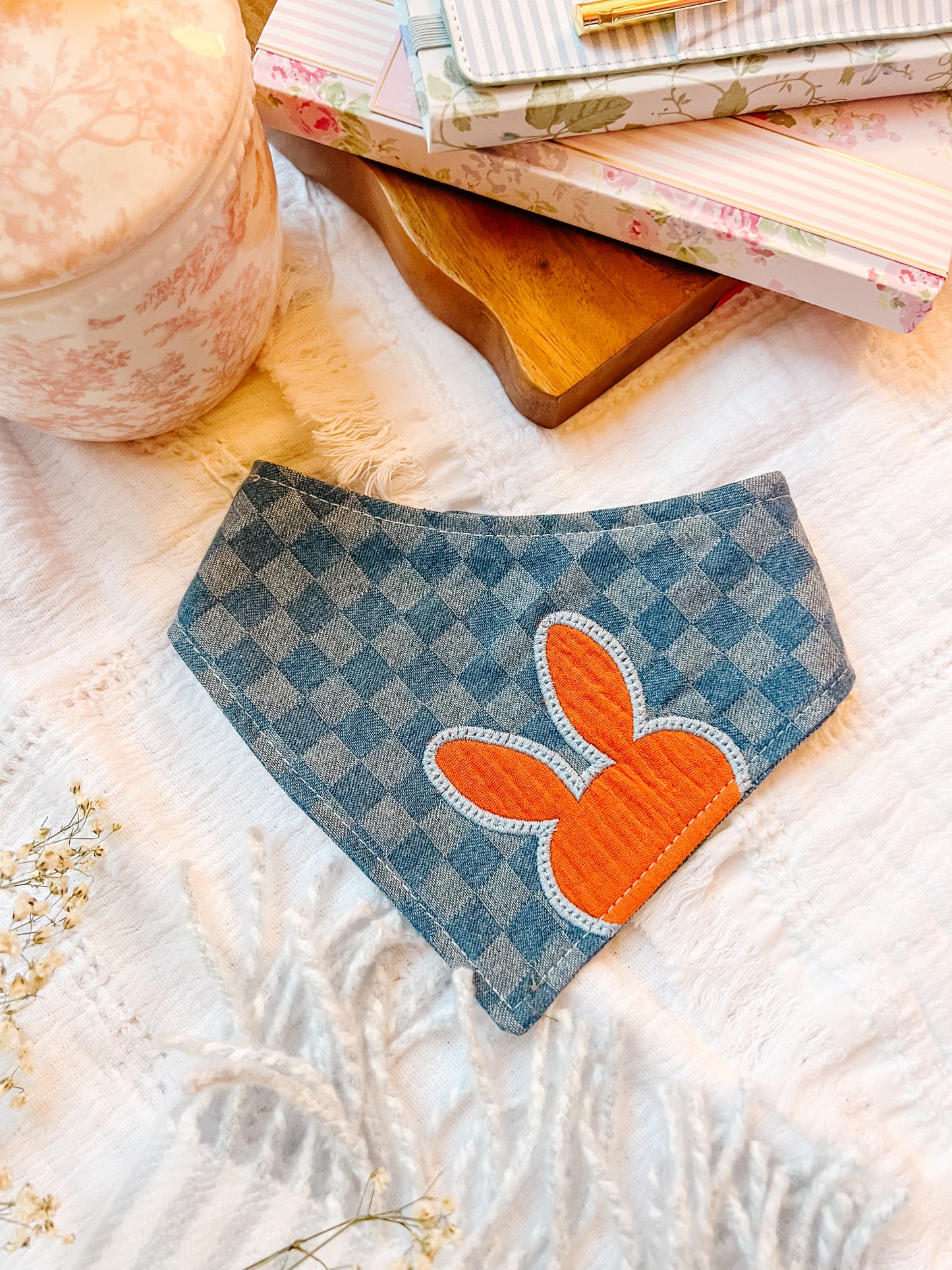 Orange Bunny Bandana