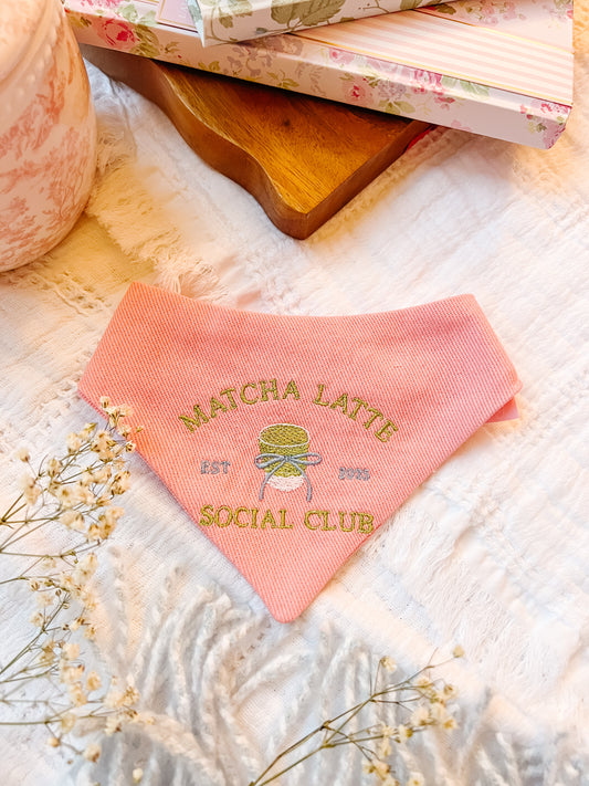 Matcha Social Club Bandana