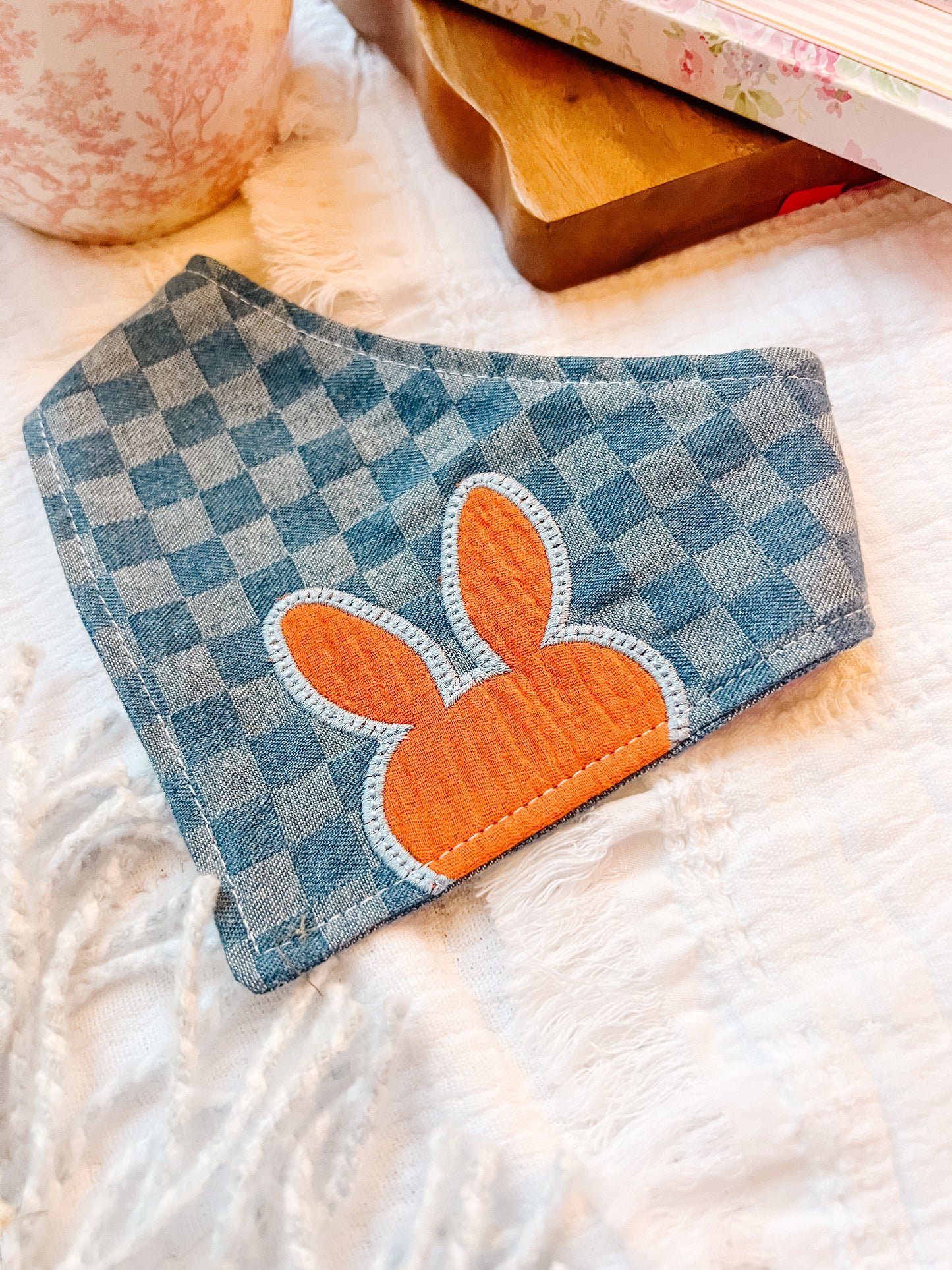 Orange Bunny Bandana