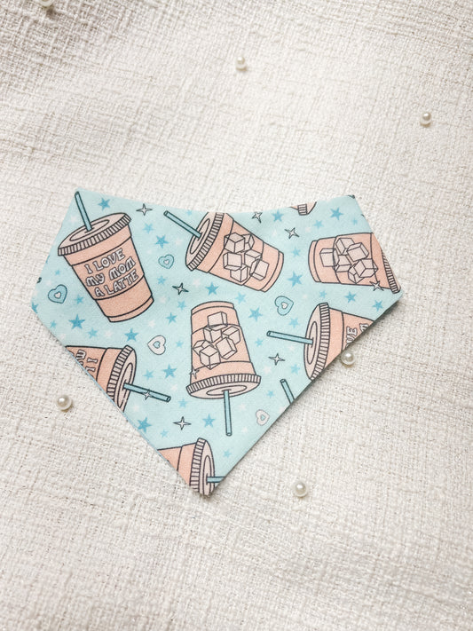 I love mom a latte blue