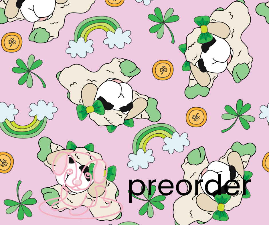 Patties and Bows Lamb Bandana