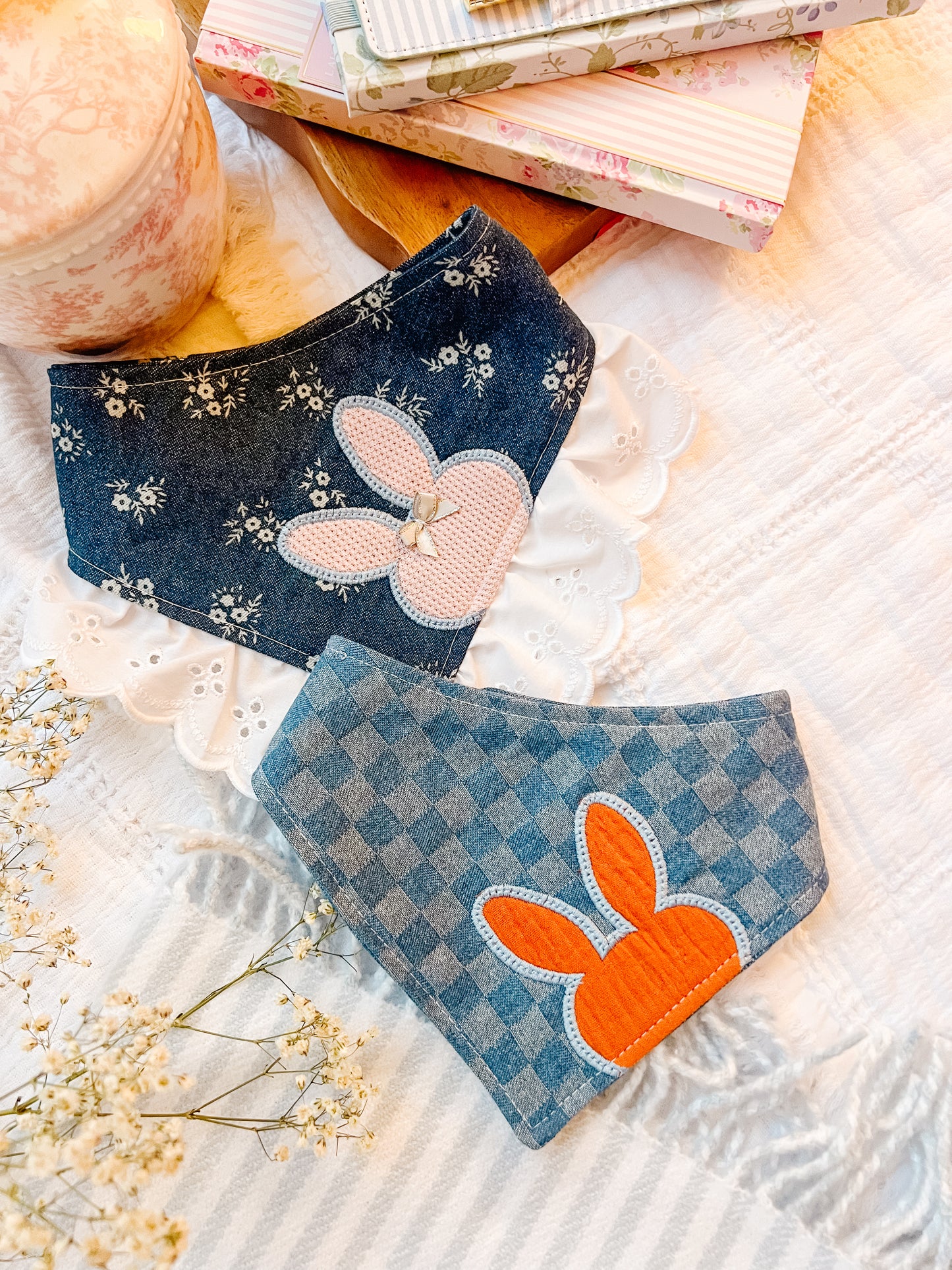 Bunny with lace Bandana