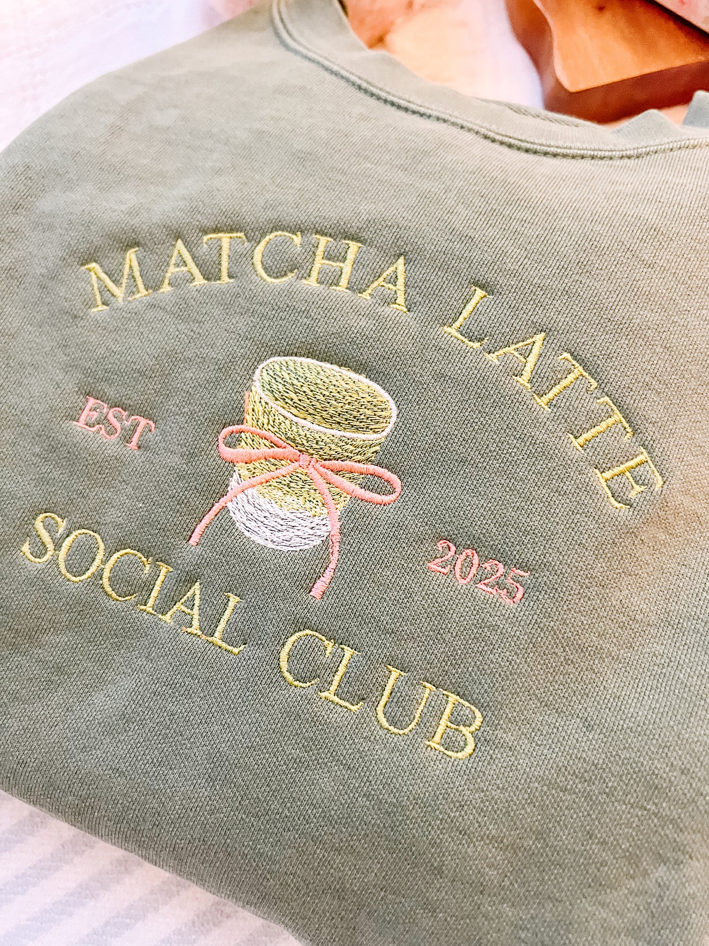 Matcha Social Club Sweater