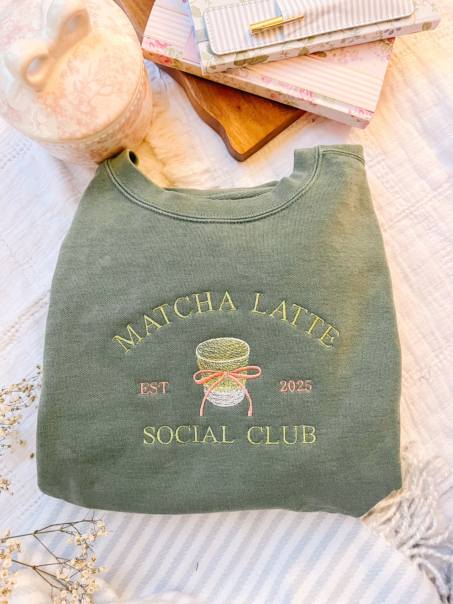 Matcha Social Club Sweater