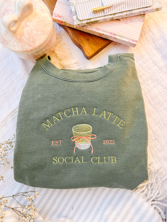 Matcha Social Club Sweater
