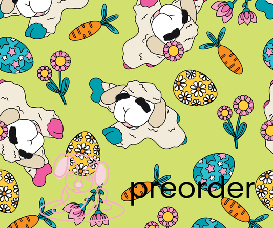Easter Green Lamb Bandana