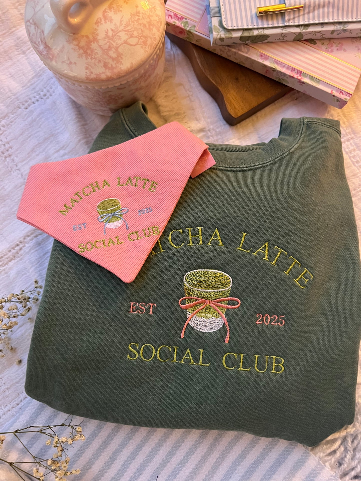 Matcha Social Club Bandana