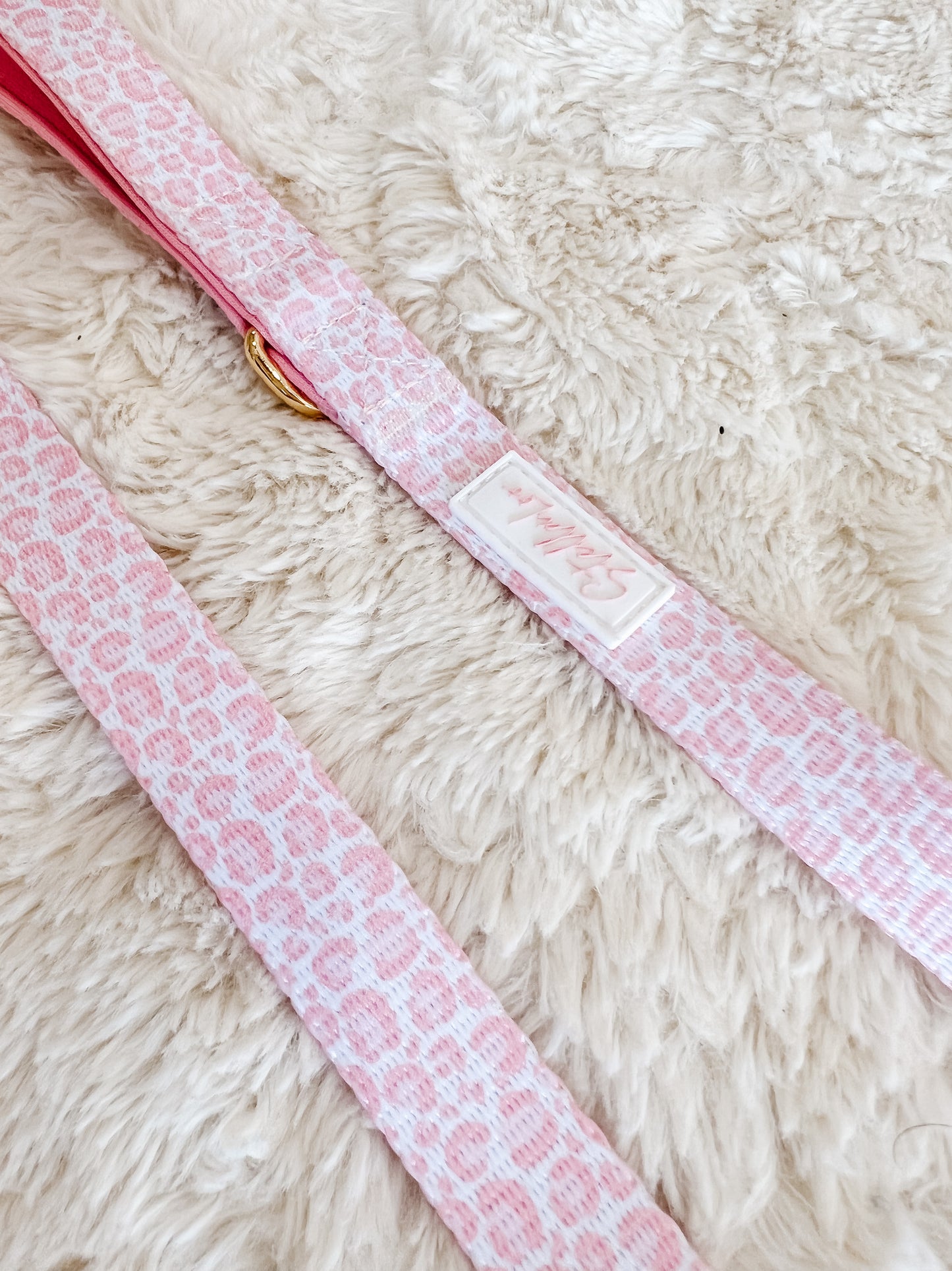 Pink Cheetah Leash