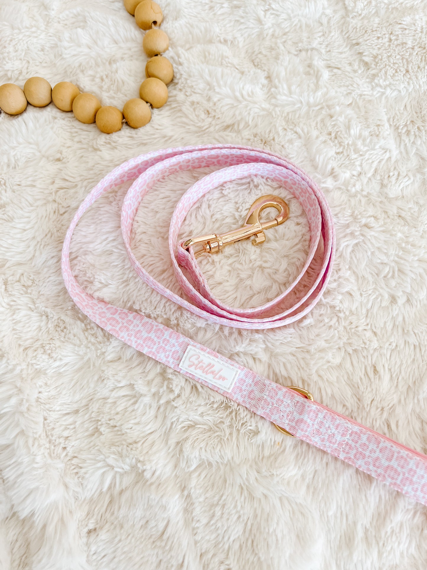 Pink Cheetah Leash