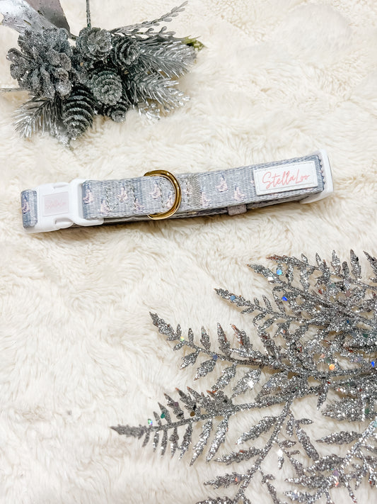 Gray Ice Skates Collar